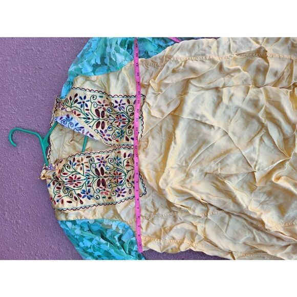 Middle Eastern folklore hand made dress m/L - Picture 3 of 5